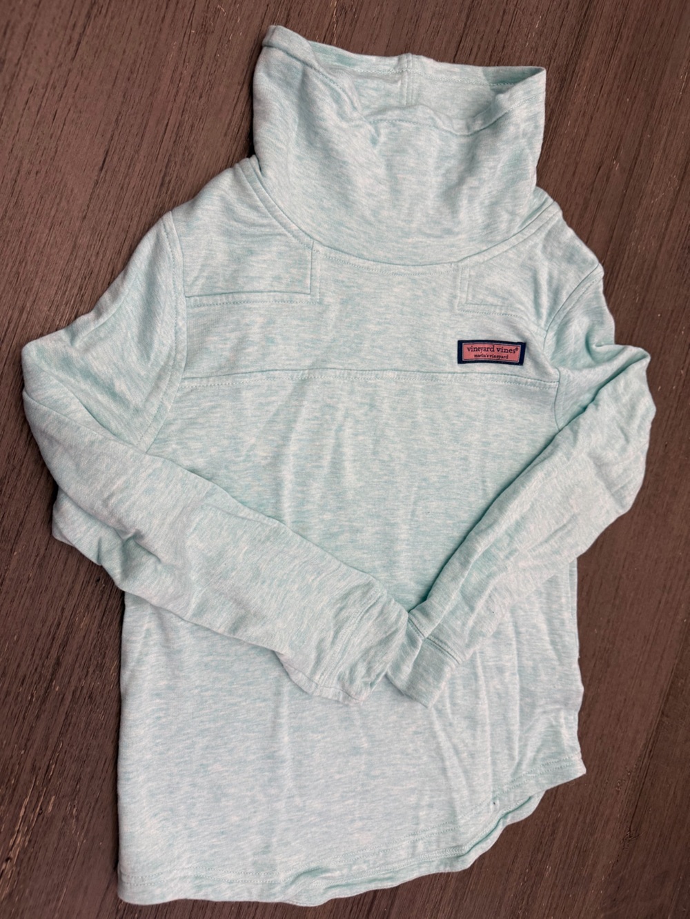 Girls Vineyard Vines Lightweight Mint Pullover
